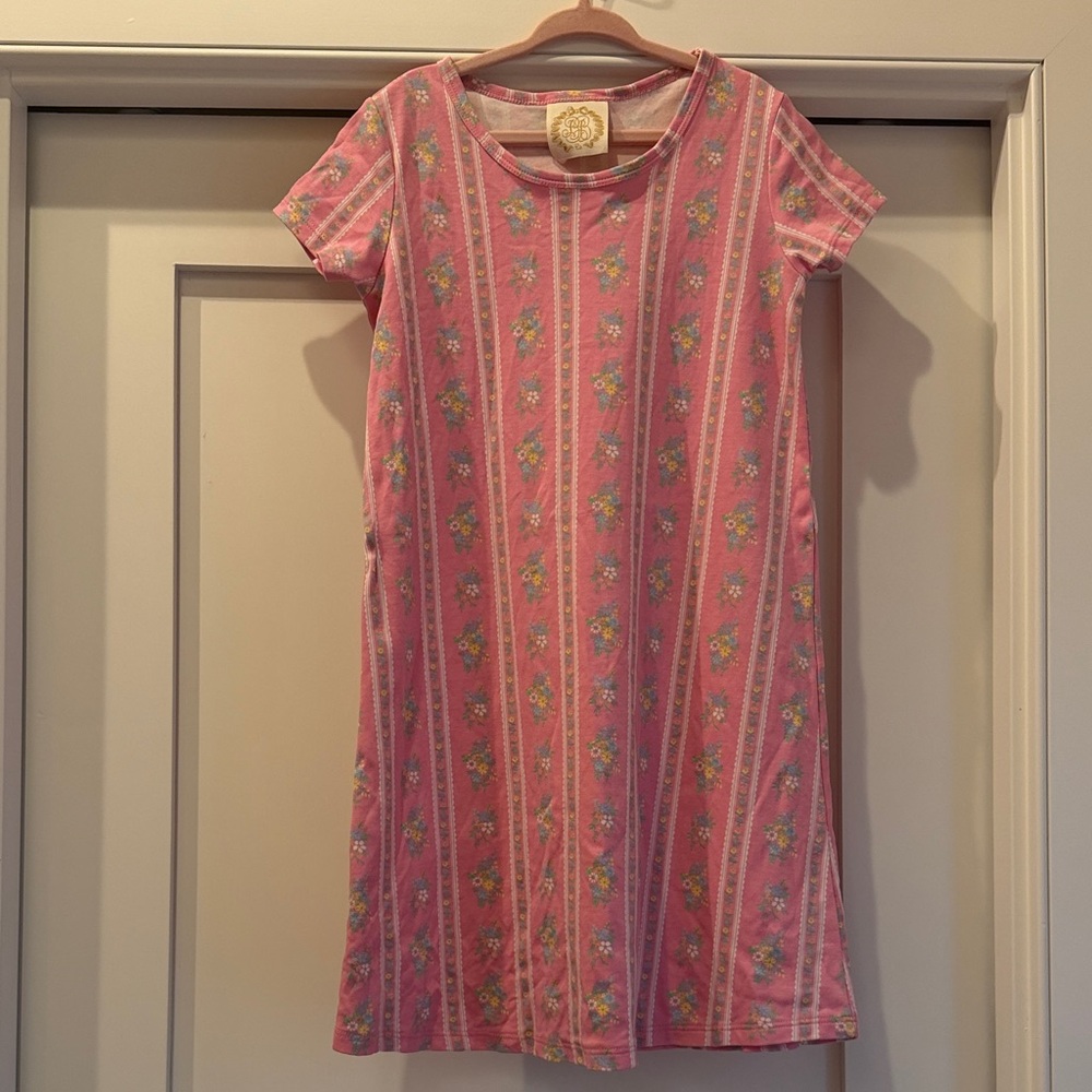 The Beaufort Bonnet Company Pink Floral Casual Kids Dress